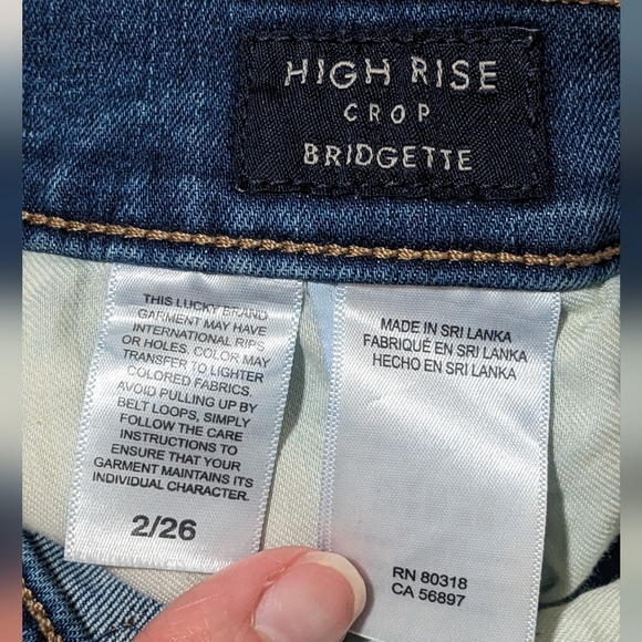 Lucky Bridgette Crop jeans - like new - Picture 7 of 9